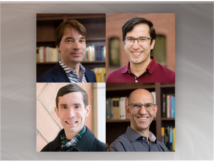 Clockwise from upper left - faculty Marijn Heule, Ruben Martins, Bryan Parno, and Jeremy Avigad portrait photos